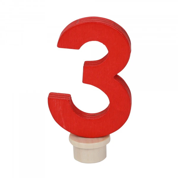Rundum/ARS Geburtstagszahl 3 Für Geburtstagsringe