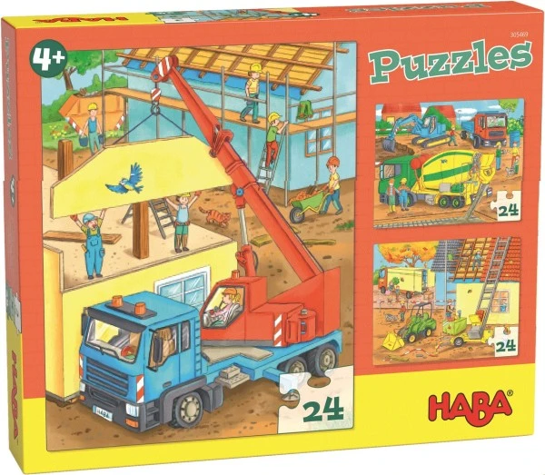 Haba Puzzles Auf Der Baustelle
