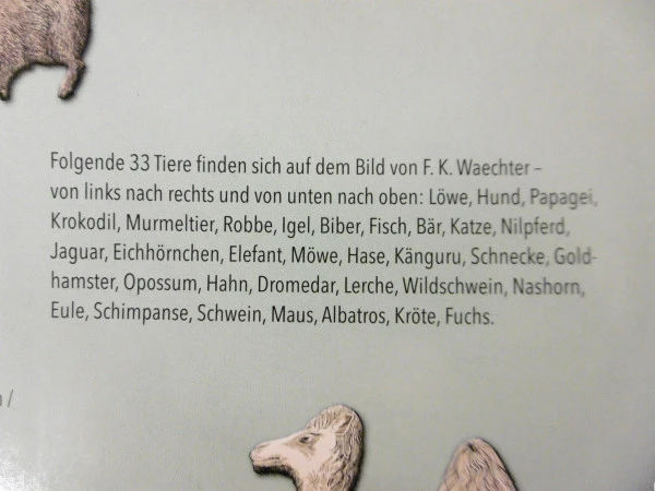 F. K. Waechters Tierpuzzle Ein Bild Aus 33 Tieren – Bild 5