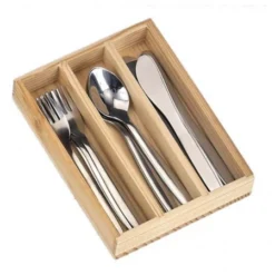 Glückskäfer Besteck Edelst.,12-tlg., Holzk.