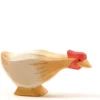 Ostheimer Huhn Ocker Lang Holzfigur