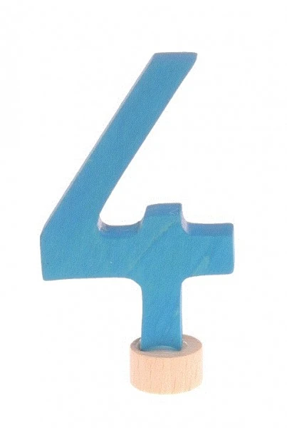 Grimms Stecker Geburtstagszahl 4