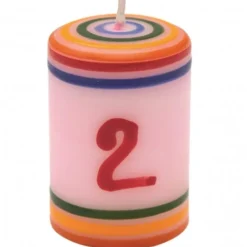 Ahrens Lebenslicht Zahl 2 Rosa