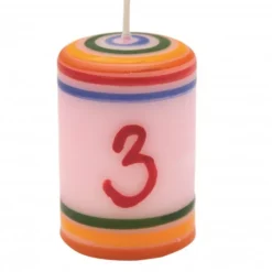 Ahrens Lebenslicht Zahl 3 Rosa