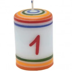 Ahrens Lebenslicht Zahl 1 Hellblau