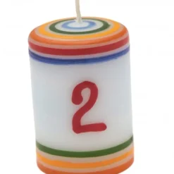 Ahrens Lebenslicht Zahl 2 Hellblau