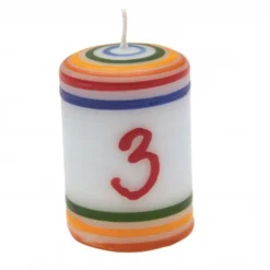 Ahrens Lebenslicht Zahl 3 Hellblau