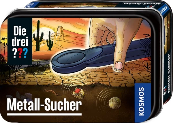 Kosmos Die Drei ??? Metall-Sucher (gr. Dose)