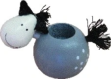 Rundum/ARS Steckfigur Kerzenhalter Esel Für Geburtstagsringe