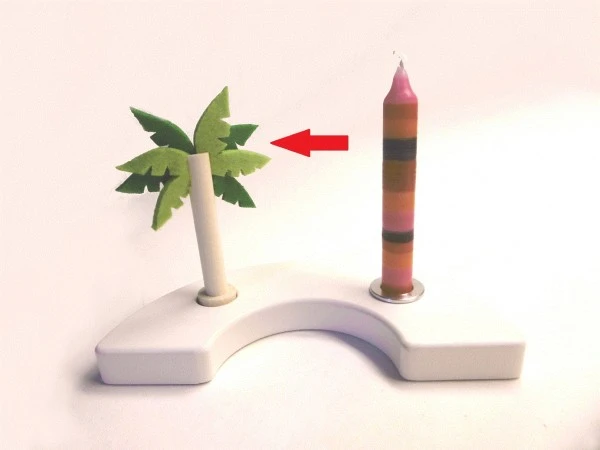 Rundum/ARS Steckfigur Palme Für Geburtstagsringe