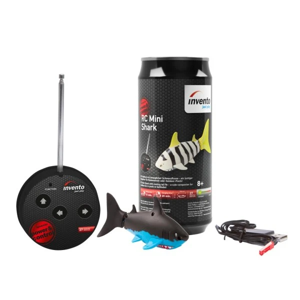 Invento RC Mini Shark - 27 MHz Ferngesteuerter Hai, Farbvarianten, Nicht Wählbar