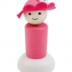 Ahrens Steckfigur Blumenmädchen Pink