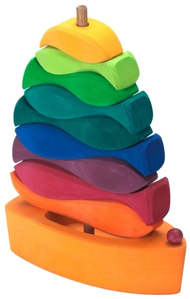 Glückskäfer Steckturm Fische 10-tlg.