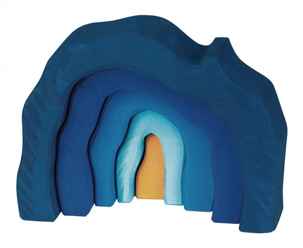 Glückskäfer Höhlen-Set, 5 Teilig, Blau