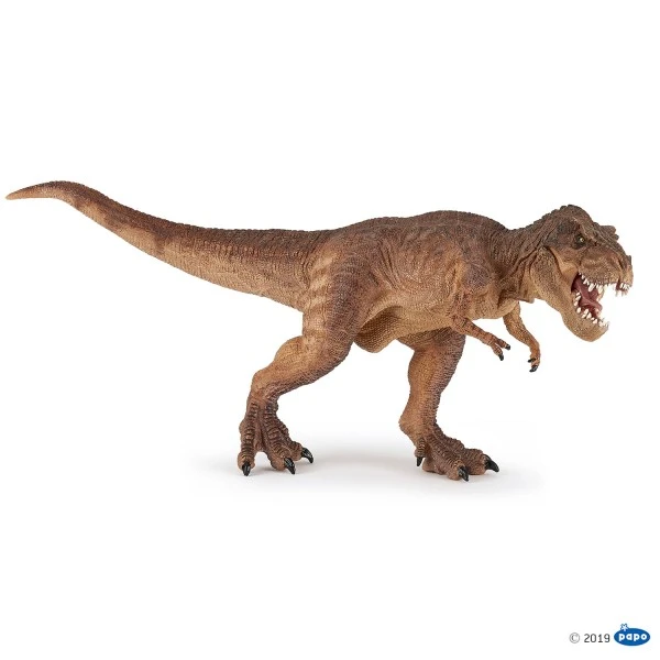 Papo Dinosaurier Figur Laufender T- Rex Braun
