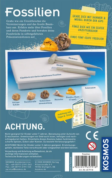 Kosmos Fossilien Set – Bild 2