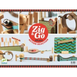 Djeco Zig & Go Rot - 48 Teile