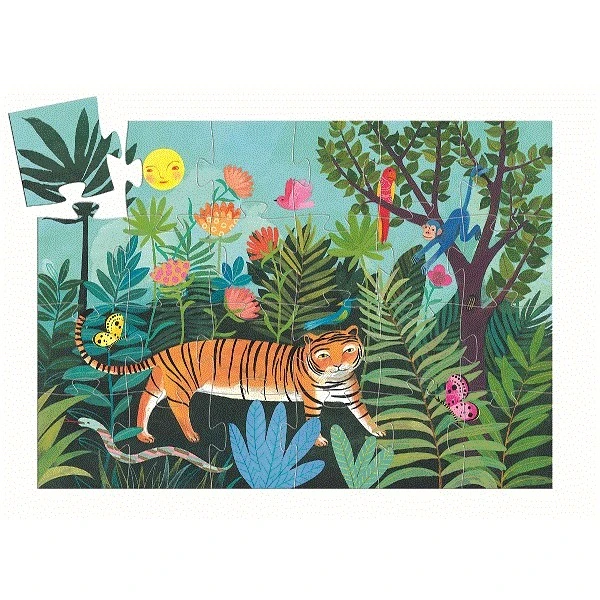 Djeco Formen Puzzle The Tiger'S Walk 24 Teile – Bild 2
