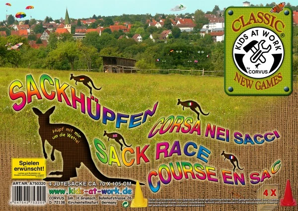 Kids At Work Sackhüpfen 4 Säcke – Bild 2