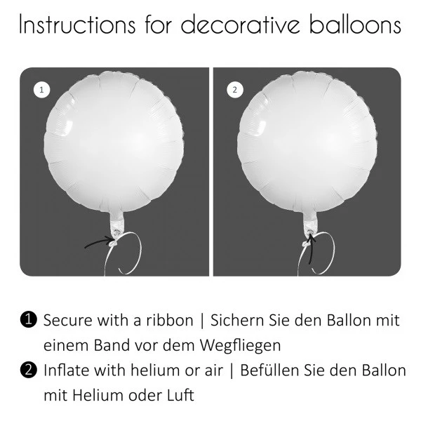 Folientballon Wedding Natural Frame – Bild 2