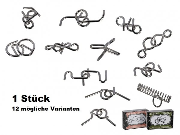 Metall-Geduldspiel Mini – Bild 2