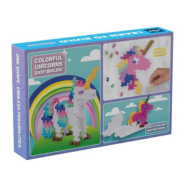Plus-Plus 275 Kreativ Bausteine Einhörner Learn To Build – Bild 2