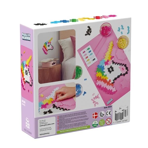 Plus-Plus 240 Kreativ Bausteine Puzzle Einhorn – Bild 2