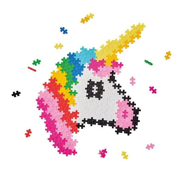 Plus-Plus 240 Kreativ Bausteine Puzzle Einhorn – Bild 3