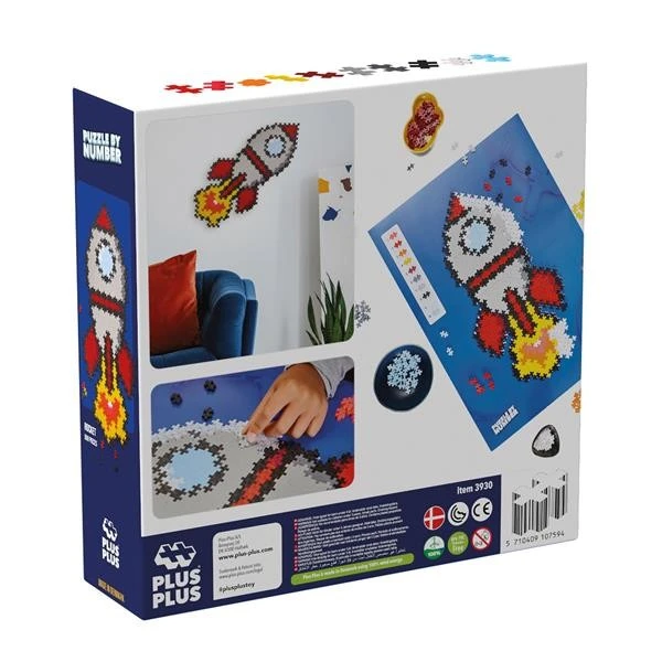 Plus-Plus 500 Kreativ Bausteine Puzzle Rakete – Bild 2