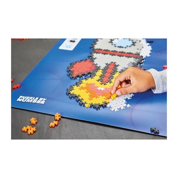 Plus-Plus 500 Kreativ Bausteine Puzzle Rakete – Bild 4