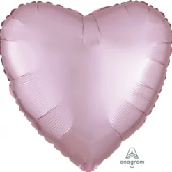 Folienballon Herz Satin Luxe Pastell Pink 17"