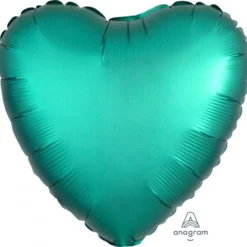 Folienballon Herz Satin Luxe Jade 17"