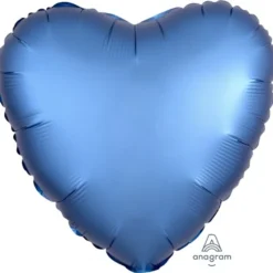 Folienballon Herz Satin Luxe Azure 17"