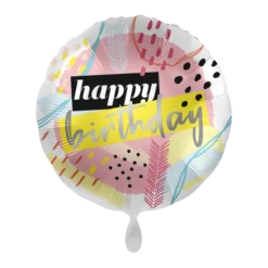 Folienballon Rund Sneak Peek Birthday 18"