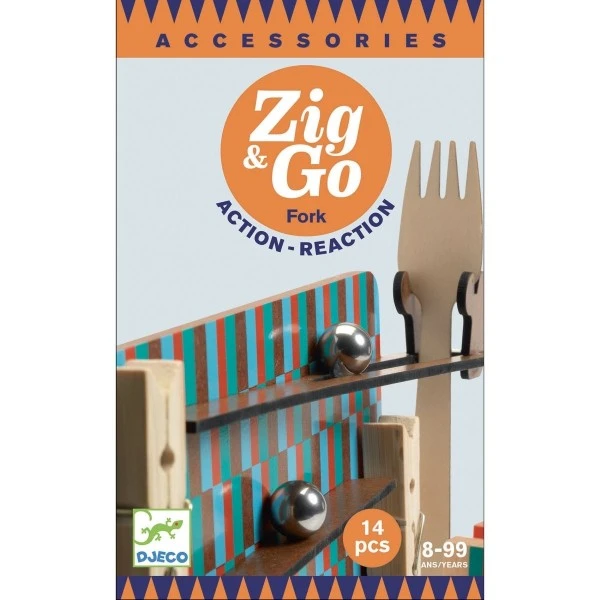 Djeco Zig & Go - Gabel - 14 Teile