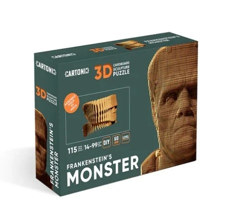 Cartonic 3D Puzzle FRANKENSTEIN Aus Recycelter Pappe – Bild 3