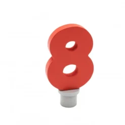 Ahrens Geburtstagszahl 8 Rot