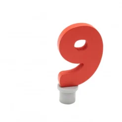 Ahrens Geburtstagszahl 9 Rot