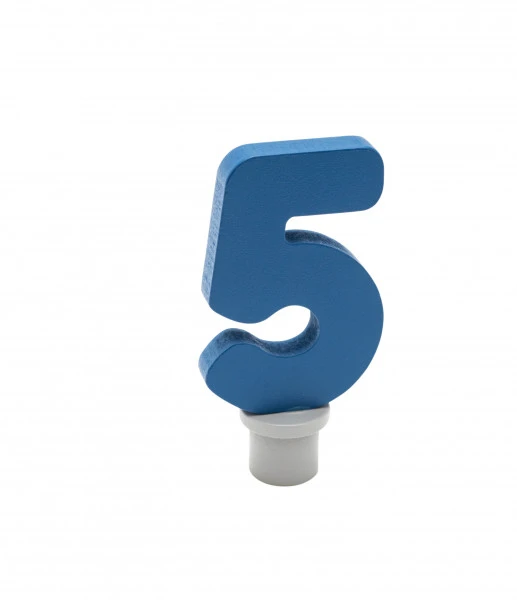 Ahrens Geburtstagszahl 5 Blau