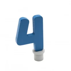 Ahrens Geburtstagszahl 4 Blau