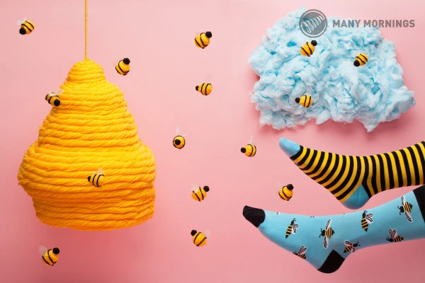 Many Mornings Socken Bee Bee Gr. 43-46 – Bild 2