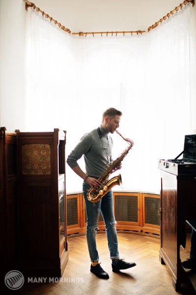 Many Mornings Socken Music Notes 39-42 – Bild 2