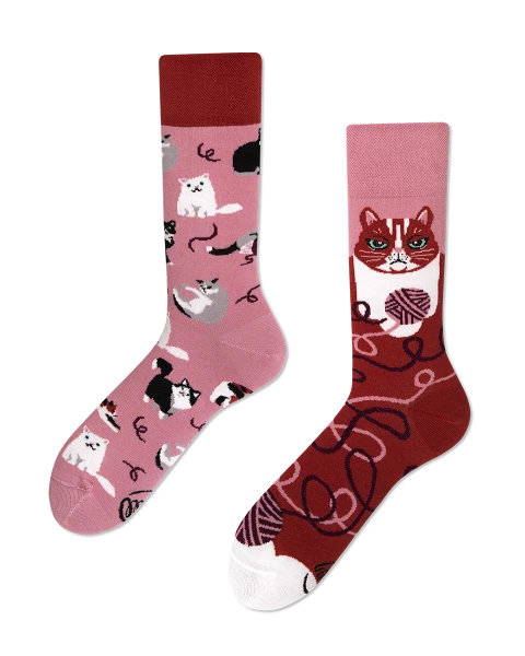 Many Mornings Socken Playful Cat Gr. 43-46