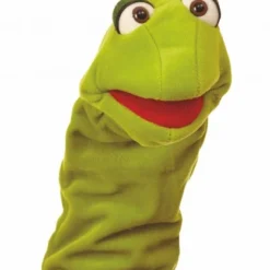 Living Puppets Herbert Wurm Grün (schw. Haare) Aus Der Reihe Quasselwürmer