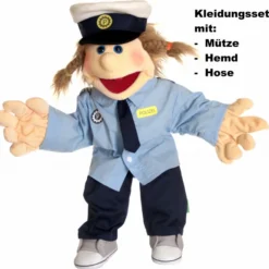 Living Puppets Polizei Kleidung (3teilig) 65cm