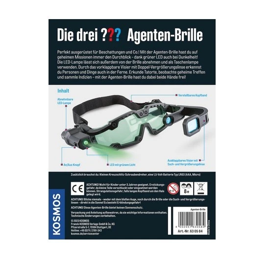Kosmos Die Drei ??? Agenten-Brille Detektivspielzeug – Bild 2