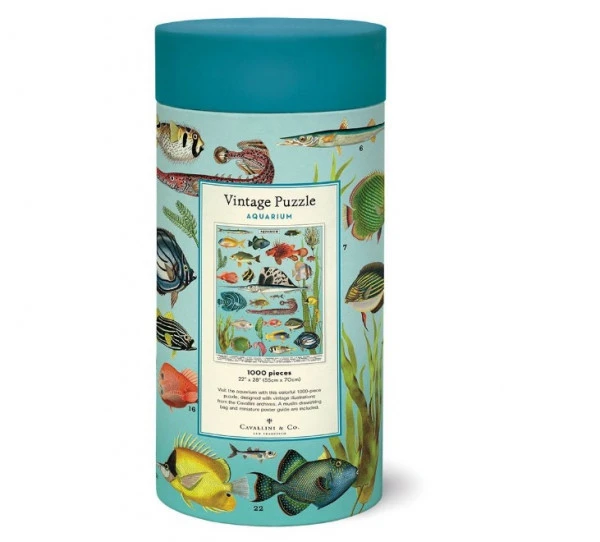 Cavallini & Co. Vintage Puzzle Aquarium 1000 Teile