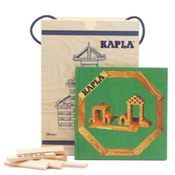 Kapla Bausteine 280er Kasten Mit Kunstbuch Grün Architektur Und Strukturen Ab 3 Jahren