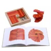 Kapla Bausteine 40er Set Rot/Orange Mit Kunstbuch