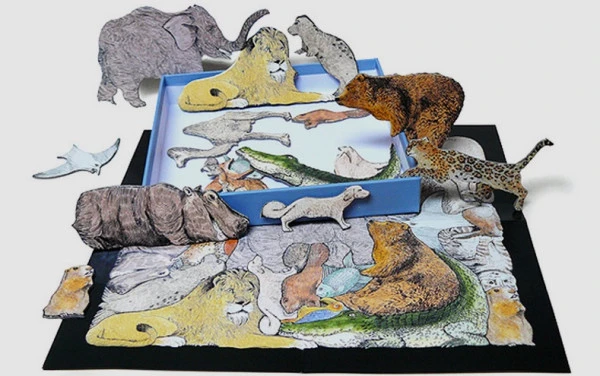 F. K. Waechters Tierpuzzle Ein Bild Aus 33 Tieren – Bild 2